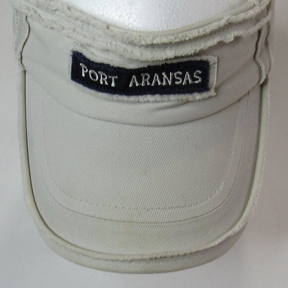 Port Aransas  TX Distressed Sun Visor Unisex All-Purpose Sports Hat - Adjustable - Picture 2 of 8